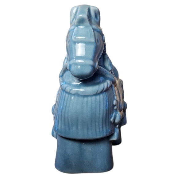 Celadon Blue Green ceramic horse glazed decorative horse figurine - Picture 2 of 4